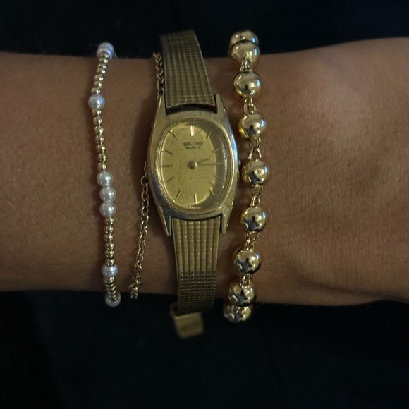 Vintage Gold Seiko Watch